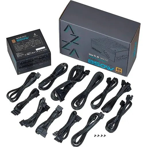 Блок живлення AZZA PSAZ-850G 850W ATX 3.1 80+ Gold (PSAZ-850G) (PSAZ-850G(ATX3.1)) - фото 4