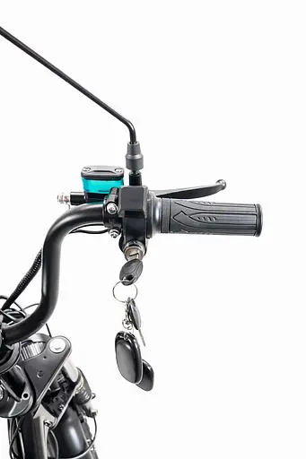 Электровелосипед Minako Monster (2000W, 60V, 36Ah) +Гидравлический тормоз +Раскладной Багажник / сиденье Синий - фото 3