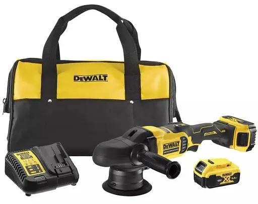 Полировальная машина аккумуляторная DeWalt с АКБ и ЗУ DCM848P2 - фото 3