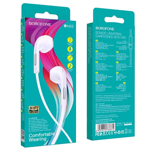 Наушники Borofone BM55 Белый - фото 2