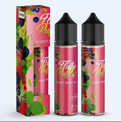 Набор компонентов для самозамеса солевой заправки Fluffy Puff 60 мл Чай из лесных ягод 0-50 мг (17673)