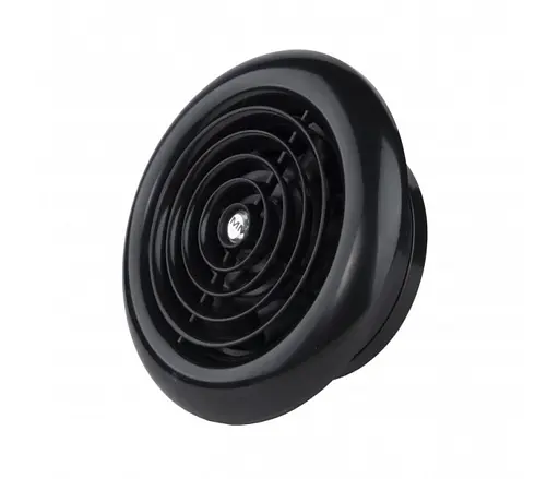 Витяжний ультратоникий вентилятор MMotors MM 100 чорний, 60 м3/г зі зворотним клапаном - фото 1