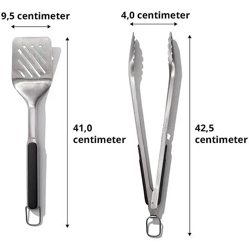 Набір для гриля OXO Good Grips Grilling Turner and Tongs Set (11320200) - фото 4