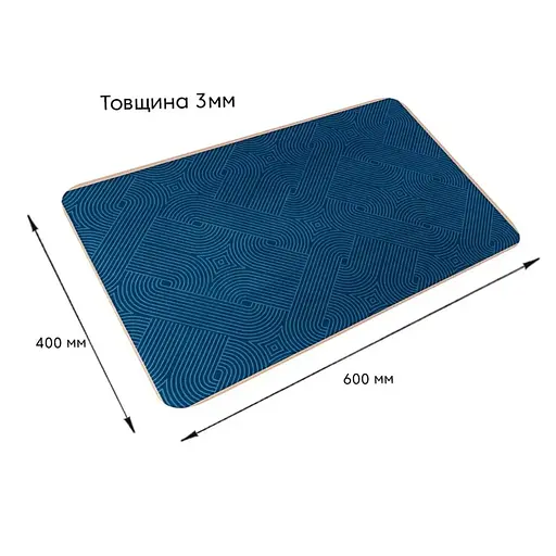 Коврик влагопоглощающий Wall Sticker 40х60х3 мм SW-00002553 - фото 2