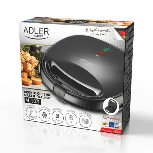 Электрическая орешница Adler AD 3071 форма для орешков 12 половинок - фото 10