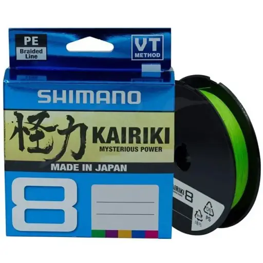 Шнур Shimano Kairiki 8+ 150 м 0.10 мм 7.3 кг M Green