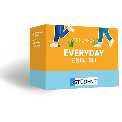 Настольная игра English Student Карточки для изучения английского языка English Student Everyday English (укр.) (591225963) - фото 1
