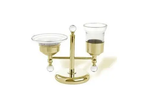 Стакан с мыльницей Stilhaus Smart Light бронза SL1525, Бронза - фото 1