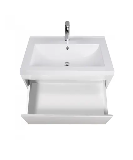 Тумба Мойдодир Prime 80-А з умивальником Cosmo 80 підвісна Білий - фото 5