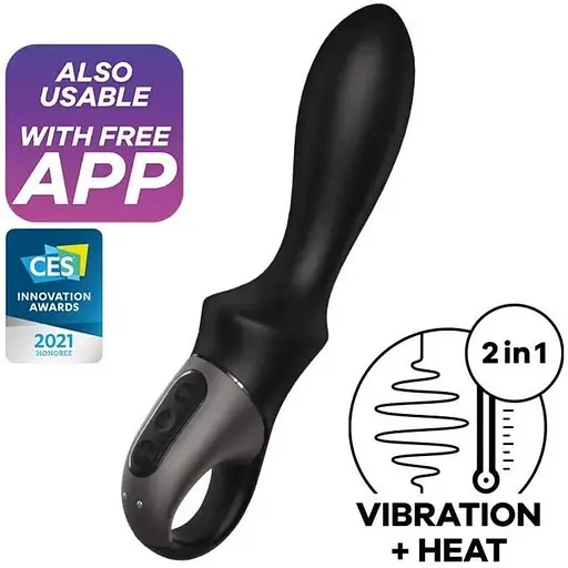 Cмарт-вібратор для простати Satisfyer Heat Climax підігрів до 40 ° - фото 2