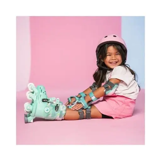 Детские раздвижные ролики Twista Yvolution YR25G4 размер 24-28 салатовый - фото 4