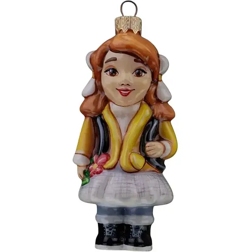 Ялинкова прикраса Різдвяні історії Школярка скло (4820001179804)