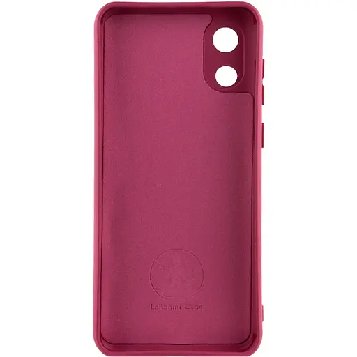 Чохол Silicone Cover Lakshmi Full Camera (A) для Samsung Galaxy A03 Core Бордовий / Marsala - фото 2