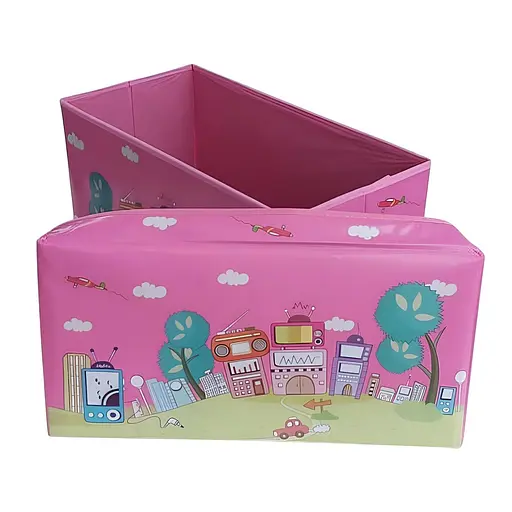 Складаний органайзер-ящик C 68853-2 для іграшок, книжок та одягу 59.5 × 31 × 35.5 см - фото 4