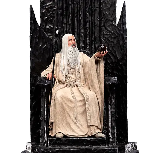 Статуэтка Lord of The Rings Saruman the White on Throne Statue 1/6 scale (Властелин колец) 110 см - фото 6