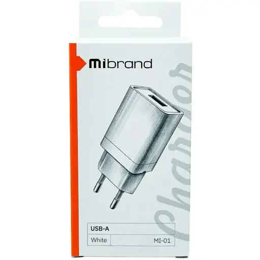 Блочок зарядний Mibrand Mi-01 Travel Charger Usb-A - фото 1