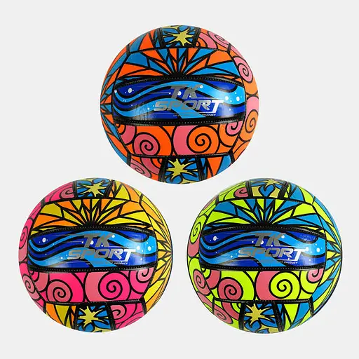 М’яч волейбольний TK Sport, 280-300 г, матеріал м’який PVC, розмір №5 (В асортименті) C62438 - фото 2