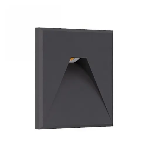 Світильник сходинковий Kloodi Riki KDSL-RIKI SQ85X85 3W 3K 38D DG - фото 1