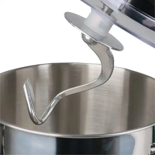 Стационарный миксер тестомес Sokany SK-275 с металлической чашей планетарное вращение 8л 1800Вт Черный - фото 3