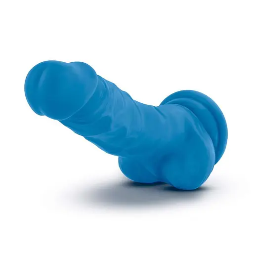 Фалоімітатор Neo 7.5 With Balls 19 см синій - фото 5