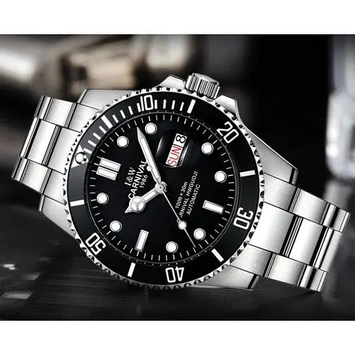 Часы мужские наручные Carnival Patent (Серебристые) - фото 5