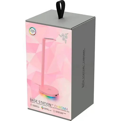 Підставка для навушників Razer Base Station V2 Chroma Quartz (RC21-01510200-R3M1) [134742] - фото 5