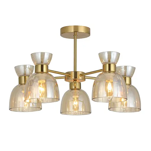 Люстра Ardero BL1250-2 MARSEILLE під лампу золото - фото 1