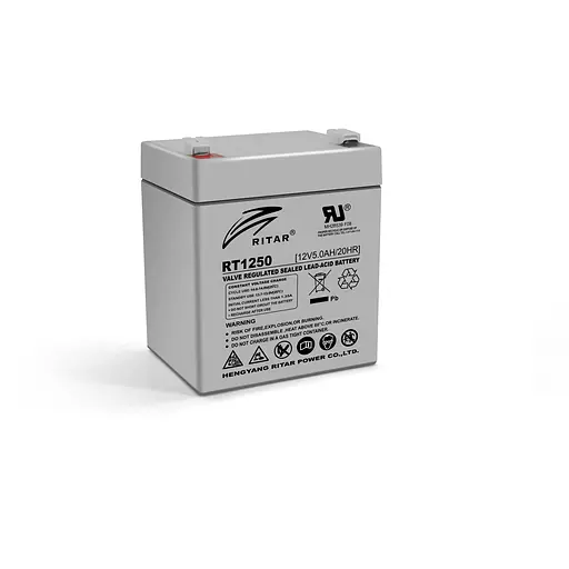 Акумуляторна батарея AGM RITAR RT1250, Gray Case, 12V 5.0Ah ( 90 х70 х 101 (107) ) Q10