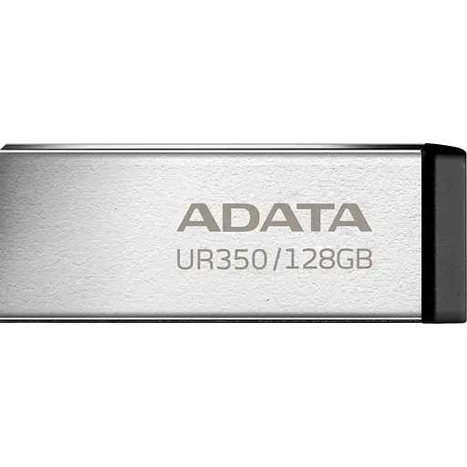 Флеш-накопичувач Adata Flash 128Gb USB 3.2 UR 350 Silver/Black (UR350-128G-RSR/BK) - фото 1