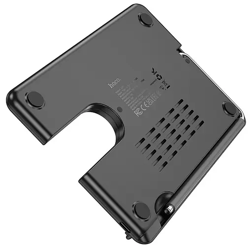Бездротовий зарядний пристрій Hoco CQ1 3в1 магнітний чорний - фото 7
