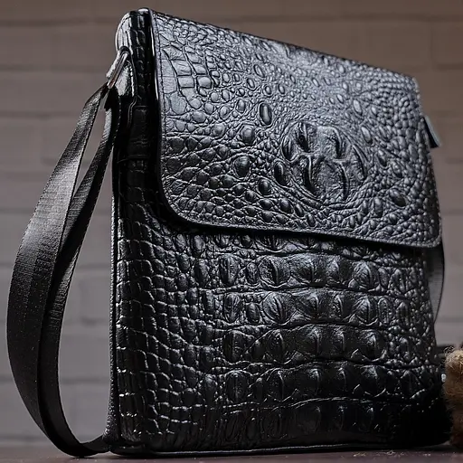 Чоловіча шкіряна сумка Vintage 25х27х5,5 см sum0012361 - фото 9