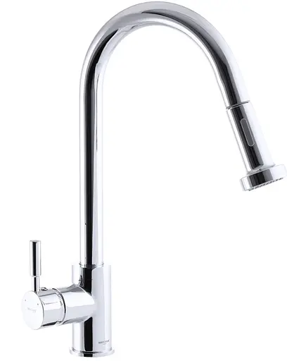 Змішувач для кухні Mixxus Premium Hans 014 з висувною лійкою MI2882 - фото 1