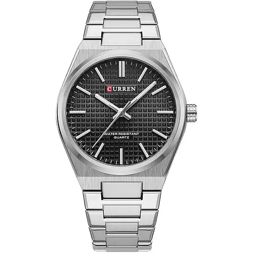 Годинник наручний Curren 8439G Silver Black Silver (18692)