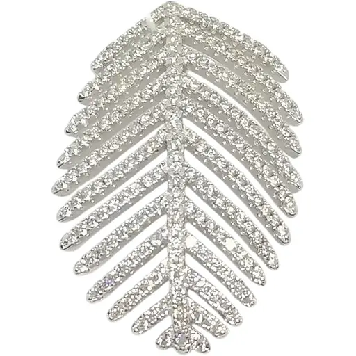 Срібна підвіска Silvex 925 з фіанітами. ПК2Ф/1066