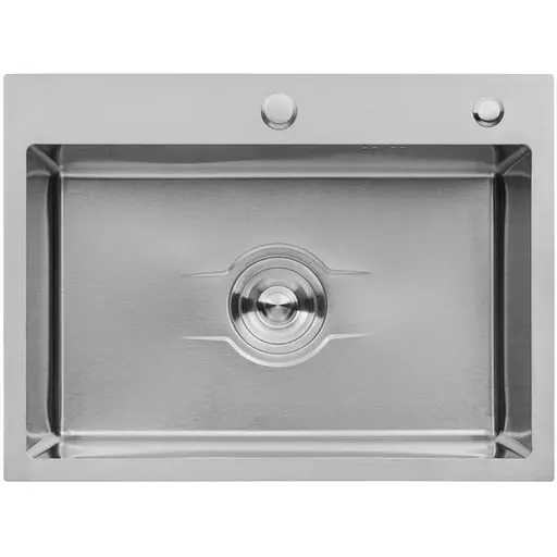 Кухонная мойка Kroner KRP Derby - 5843HM Brush (2,5/0,5 мм) (CV027235) - фото 1