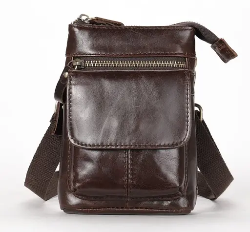 Чоловіча шкіряна сумка Vintage 12,5х17х4 см sum0012924 - фото 1