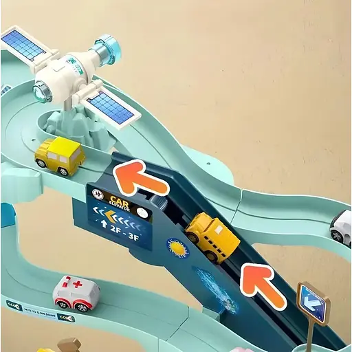 Интерактивный автотрек TK Group TK-40670 Космическая станция с озвучиванием на украинском языке, песнями, сказками - фото 4