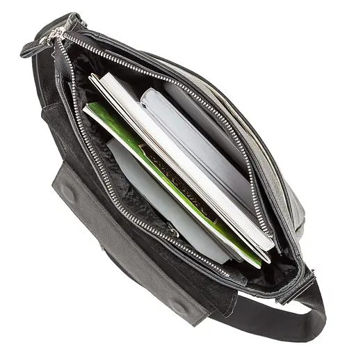 Чоловіча шкіряна сумка SHVIGEL 25х33х8 см sum0012611 - фото 4