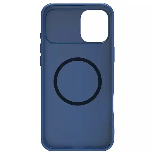 Карбонова накладка Nillkin CamShield Pro Magnetic для Apple iPhone 16, 6.1 Blue - фото 6