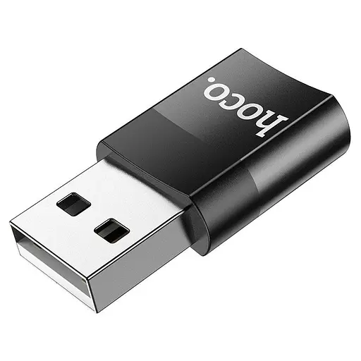 Адаптер USB 2.0 штекер на Type-C гнездо Hoco UA17 - фото 1