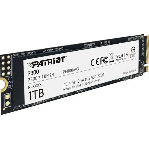 SSD-накопитель Patriot P300 1 ТБ (P300P1TBM28) - фото 2