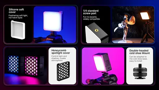 Накамерный свет Ulanzi VL49 Pro [91523] - фото 11