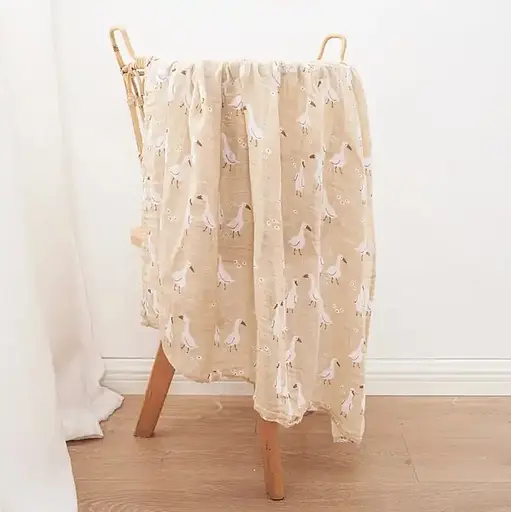 Муслинова дуже якісна пелюшка OldBro Kids Duck Sun 100x120 см - фото 2