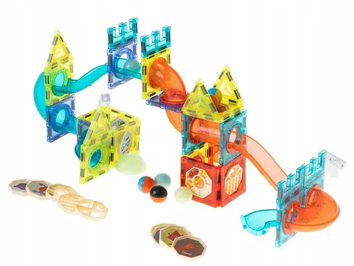 Конструктор магнітний DIY Magnetic Building Blocks на 93 деталі (СН1224) - фото 4