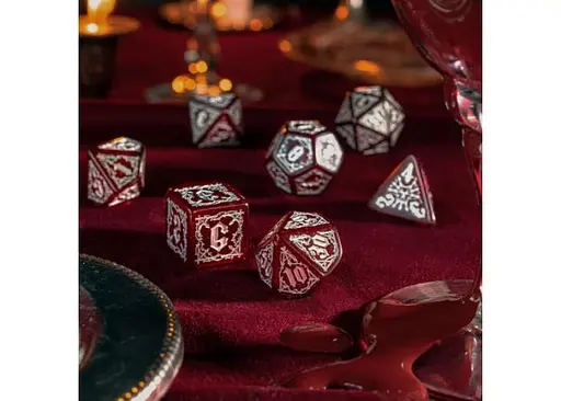 Набор кубиков Bloodsucker Dice Set: Scarlet , 7 шт. (SBSU02) - фото 5