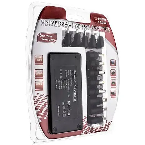 Зарядное устройство универсальное для ноутбука GRAND 120W + 13 переходников - фото 1