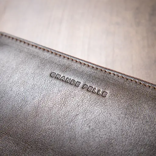 Женское кожаное портмоне Grande Pelle 10х19.5х2 см acs0018758 - фото 7