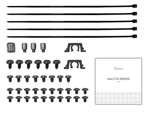 Корпус OCYPUS IOTA C70 BK ARGB (IOTA-C70-BKD600XX-GL) без блока питания - фото 10