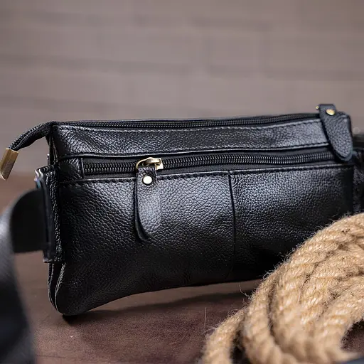 Чоловіча шкіряна сумка Vintage 21х12х4 см sum0012917 - фото 4