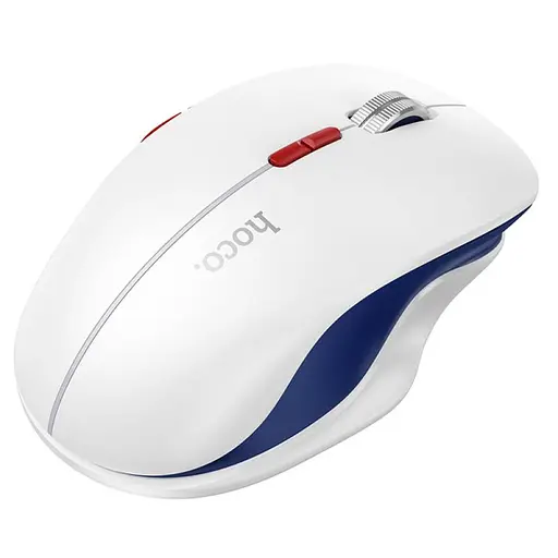 Миша бездротова Hoco GM40 Dixon Bluetooth + 2.4G Space White - фото 2